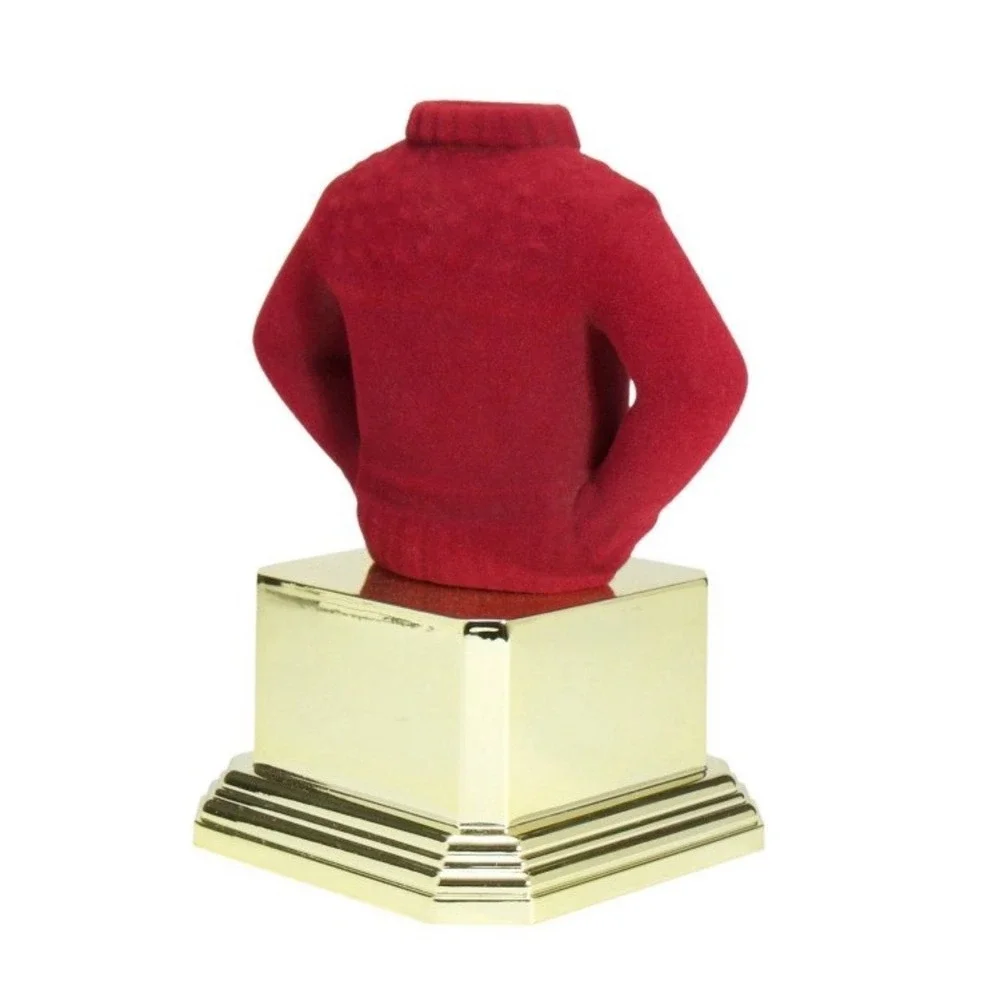 Paper Riot Co Ugly Sweater Trophy Red Snowflake‎ Holiday Party Award